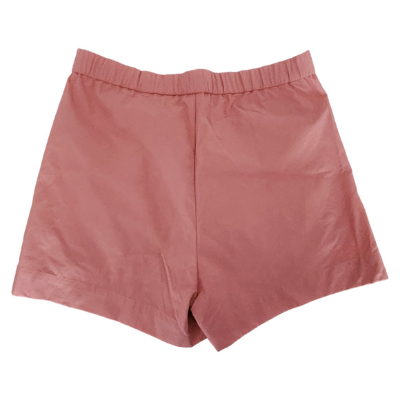 Kate Spade Saturday Drawstring Tie Shorts Size 0 Pink Khaki Casual - Picture 5 of 7
